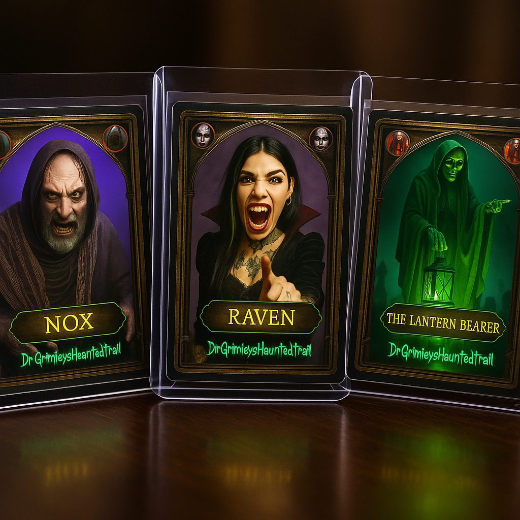 Official Grimley Trading Card 3 Pack